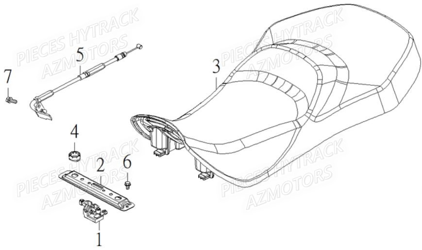Selle HYTRACK Pieces Quad HY910IS 4x4 EPS E 2014