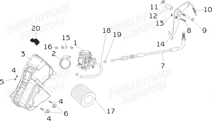 FILTRE A AIR pour HY920