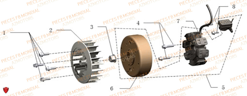 Allumage FB MONDIAL Pieces IMOLA 50 EURO 5