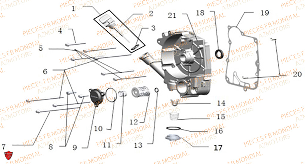Carter D Huile FB MONDIAL Pieces IMOLA 50 EURO 5