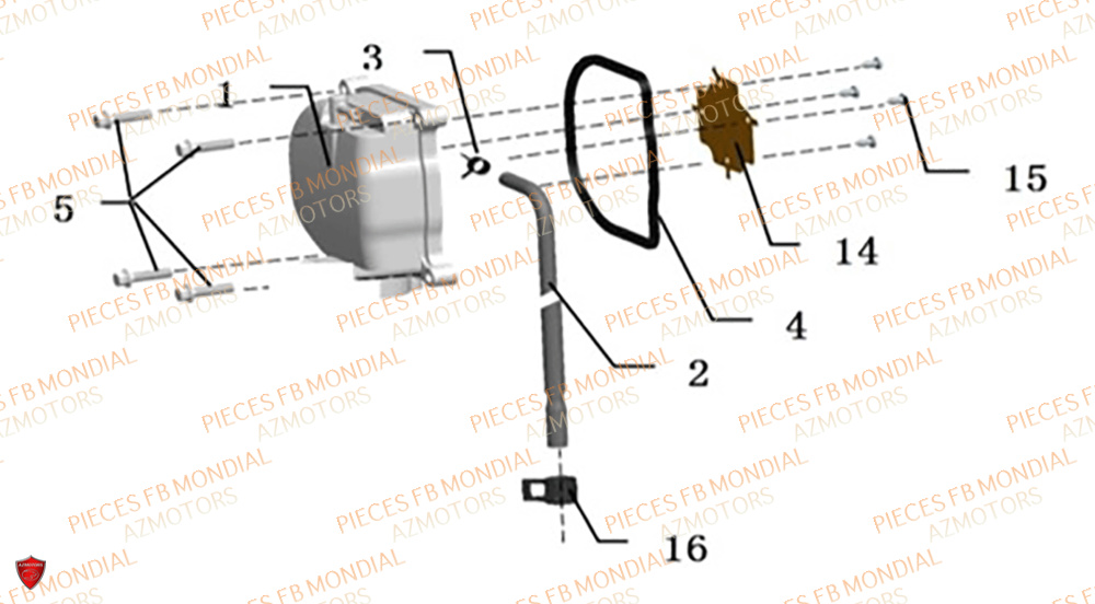 Couvre Culasse FB MONDIAL Pieces IMOLA 50 EURO 5