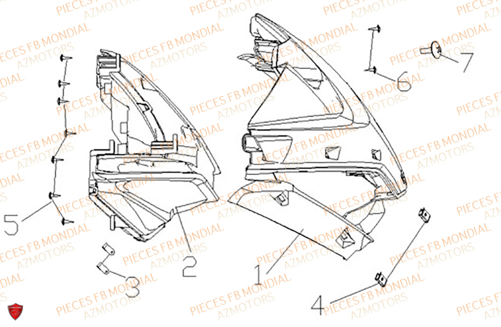 Phare FB MONDIAL Pieces IMOLA 50 EURO 5