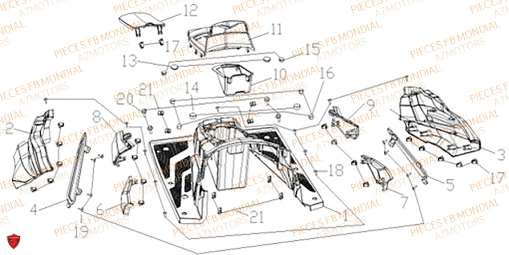 Plancher FB MONDIAL Pieces IMOLA 50 EURO 5