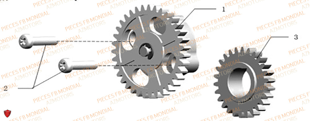 Pompe A Huile FB MONDIAL Pieces IMOLA 50 EURO 5