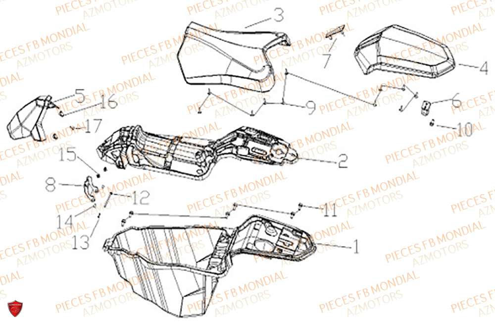 Selle FB MONDIAL Pieces IMOLA 50 EURO 5