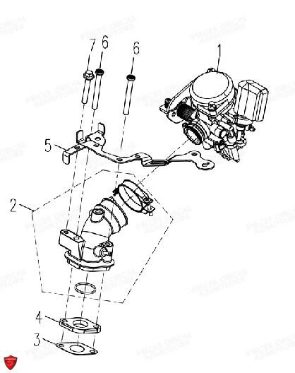 CARBURATEUR ORCAL Pièces ORCAL ISCA 125 NEW Euro5 (2022)