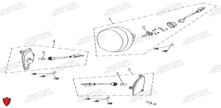 FEUX AVANT ORCAL ISCA 50 4T E5