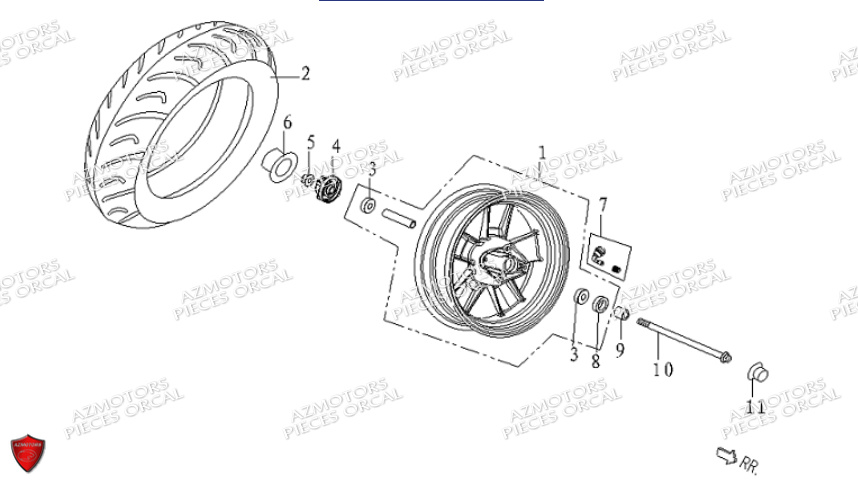 JANTE AVANT ORCAL ISCA 50 4T E5