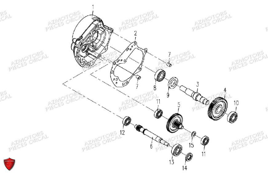 TRANSMISSION pour ISCA 50 4T E5