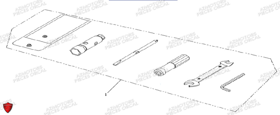 TROUSSE A OUTILS ORCAL ISCA 50 4T E5