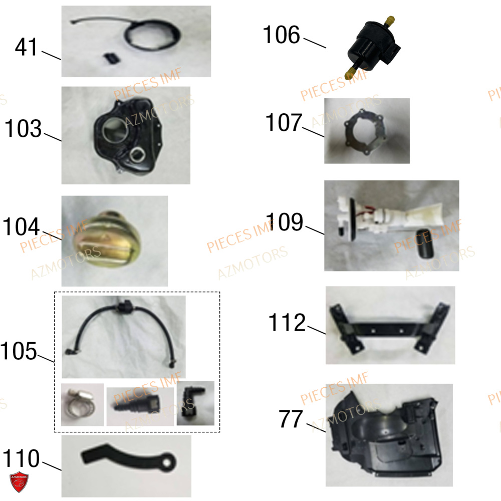 Reservoir AZMOTORS PIECES JACK EURO 5