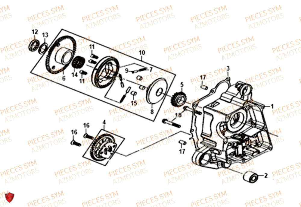 Pompe A Huile SYM Pièces JET-14 50 - XC05W1-EU (2018-2020)