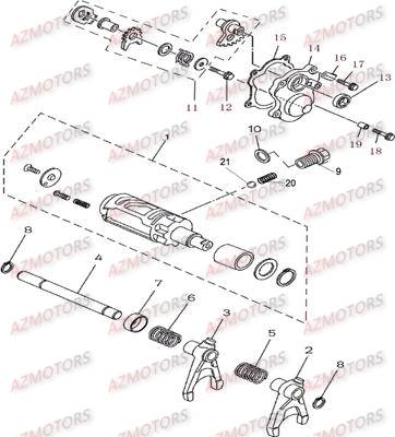 CHANGEMENT DE VITESSES HYTRACK JOBBER700