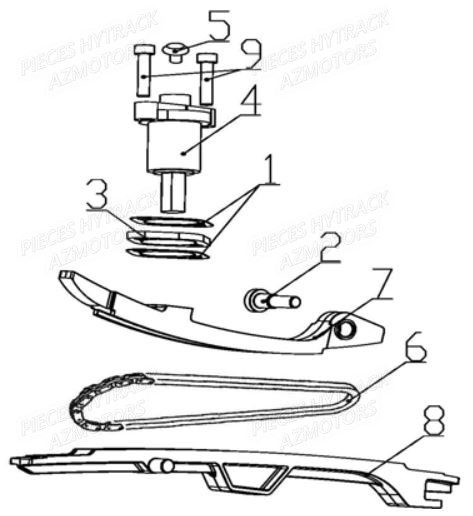 Distribution HYTRACK Pièces Quad JOBBER MAXX 700 - 2014