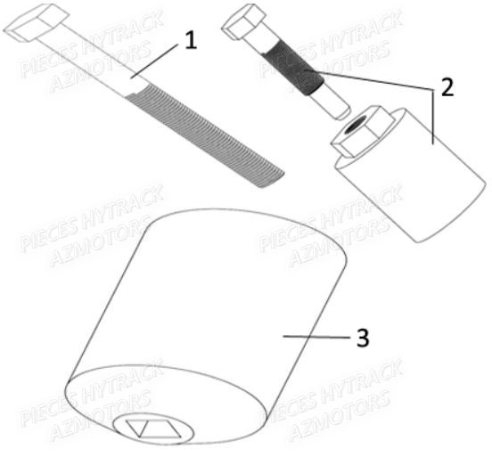 Outils HYTRACK Pièces Quad JOBBER MAXX 700 - 2014