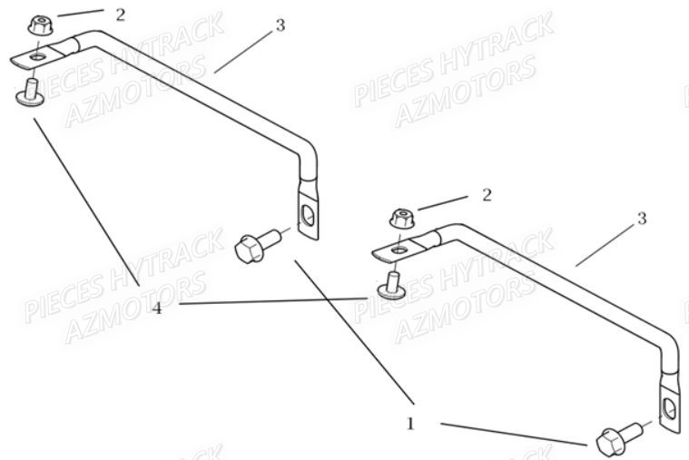 Pare Chocs HYTRACK Pièces Quad JOBBER MAXX 700 - 2014
