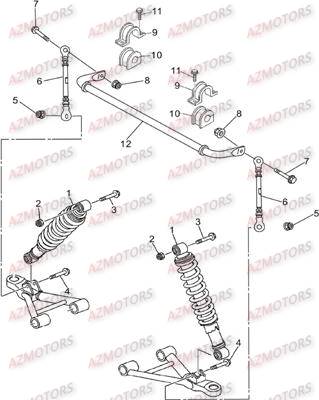 Suspension Avant HYTRACK 