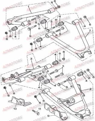 TRIANGLES ARRIERE HYTRACK JOBBER700