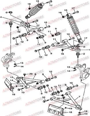 TRIANGLES AVANT pour JOBBER700