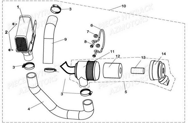 FILTRE A AIR pour JOBBER 1100 DMAXX FULL