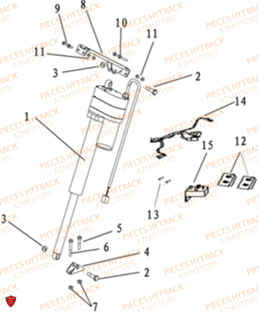 Systeme De Levage HYTRACK Pieces SSV JOBBER 1100 DMAXX FULL