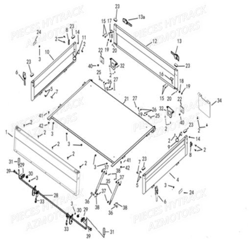 Benne HYTRACK Pieces SSV JOBBER 500 EURO 4