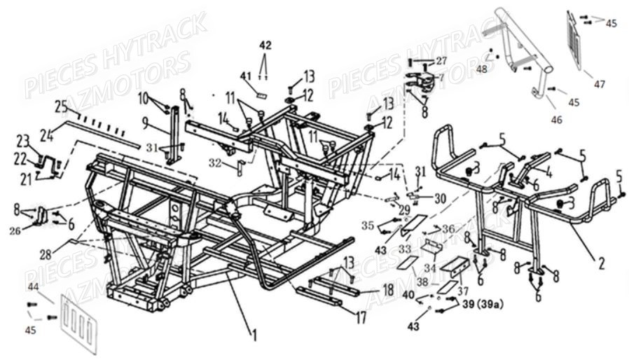 Chassis HYTRACK Pieces SSV JOBBER 500 EURO 4