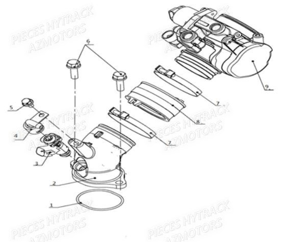 Systeme D Injection HYTRACK Pieces SSV JOBBER 500 EURO 4