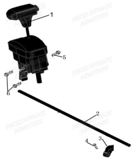 Tringlerie De Vitesses HYTRACK Pieces SSV JOBBER 500 EURO 4