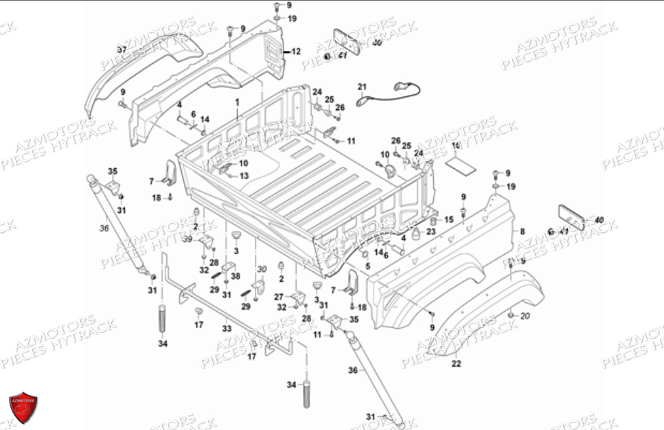 BENNE 1 HYTRACK JOBBER 700 AP 2012