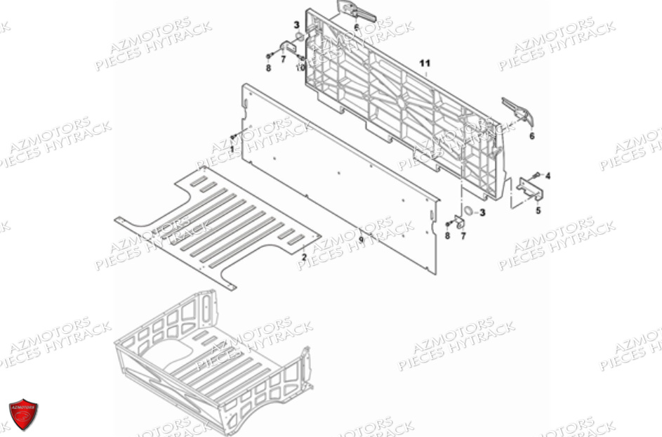 BENNE 2 HYTRACK JOBBER 700 AP 2012