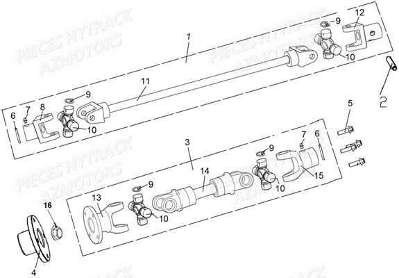 CARDANS HYTRACK JOBBER 800 DMAXX