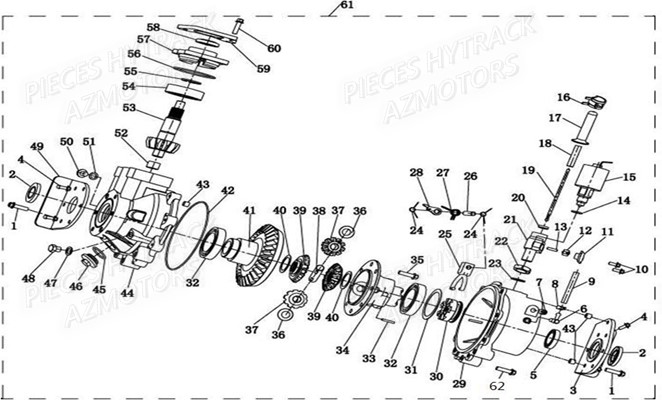 Differentiel Arriere HYTRACK Pieces SSV JOBBER_800_DMAXX