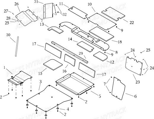 Plaques De Protections HYTRACK Pieces SSV JOBBER_800_DMAXX