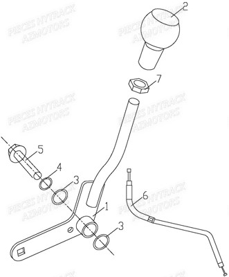 SELECTEUR DE VITESSES AZMOTORS JOBBER 800 DMAXX