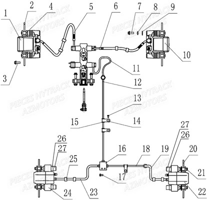 Systeme De Frein HYTRACK Pieces SSV JOBBER_800_DMAXX