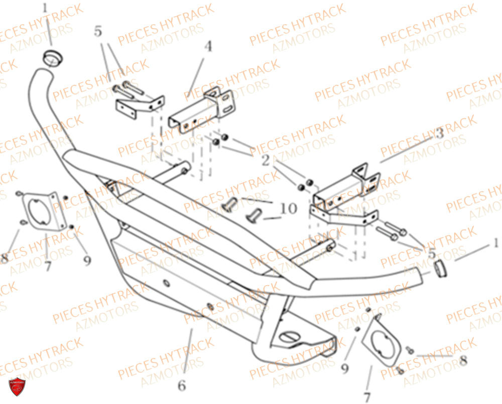 BUMPER AVANT AZMOTORS JOBBER DMAXX FULL