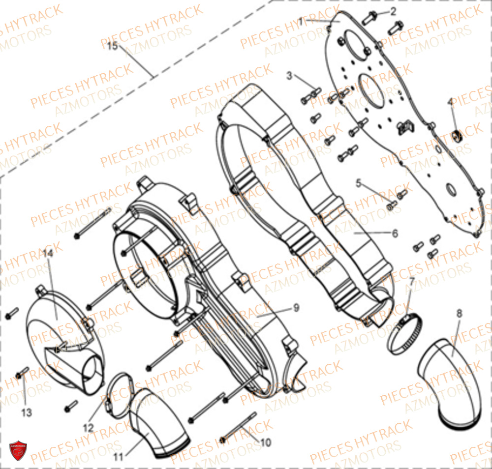 Cache Variateur HYTRACK Pieces SSV JOBBER DMAXX FULL