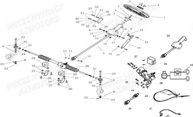 COLONNE_DIRECTION HYTRACK Pieces SSV JOBBER DMAXX FULL