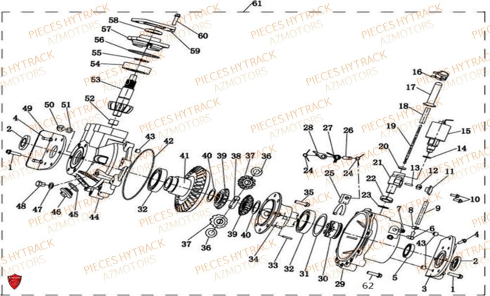 DIFFERENTIEL_ARRIERE HYTRACK Pieces SSV JOBBER DMAXX FULL