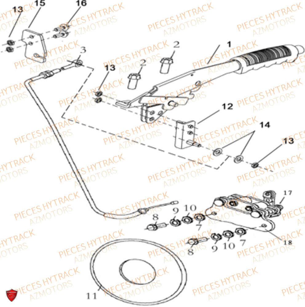 Frein De Parking HYTRACK Pieces SSV JOBBER DMAXX FULL