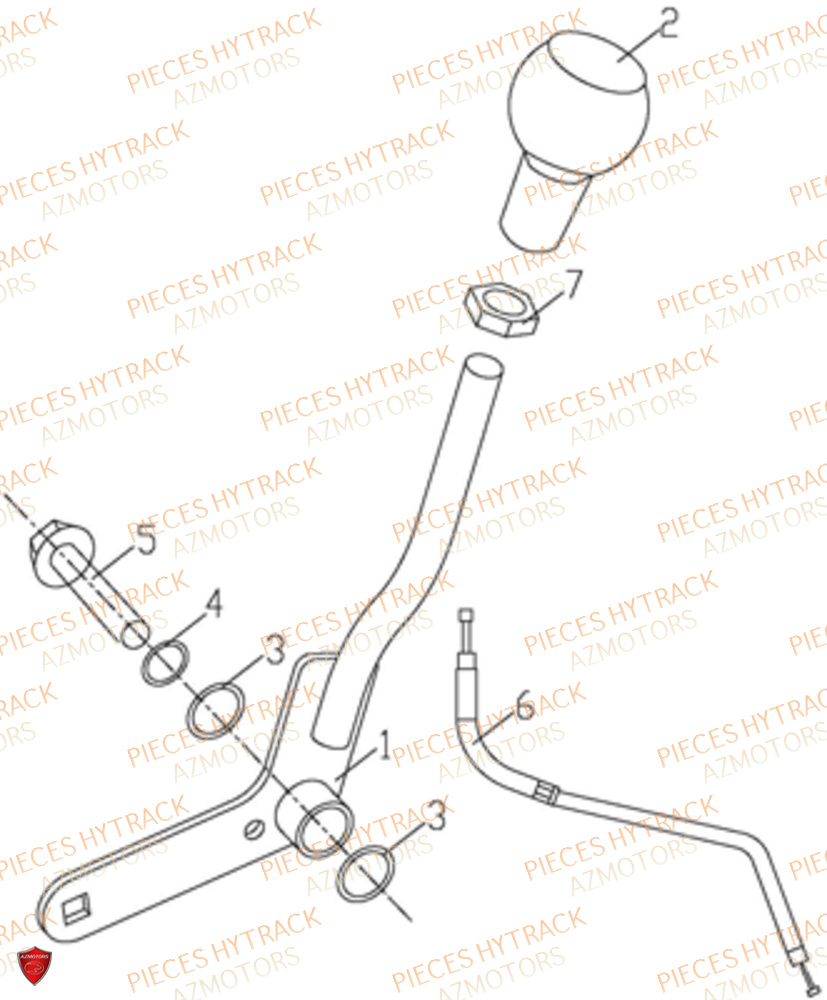 Selecteur De Vitesses HYTRACK Pieces SSV JOBBER DMAXX FULL