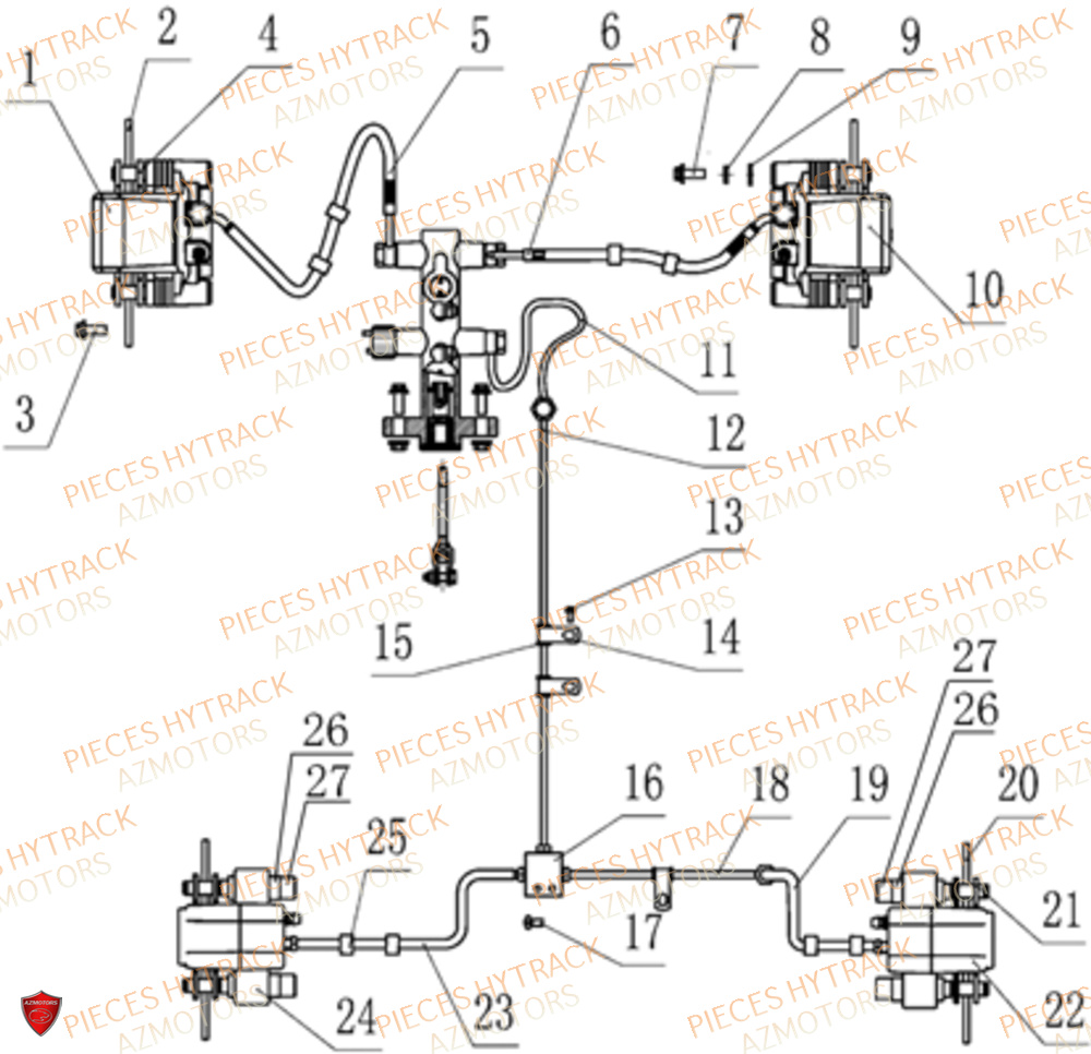 Systeme De Freinage HYTRACK Pieces SSV JOBBER DMAXX FULL