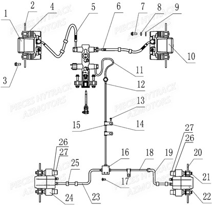 Systeme Frein HYTRACK Pieces SSV JOBBER DMAXX FULL