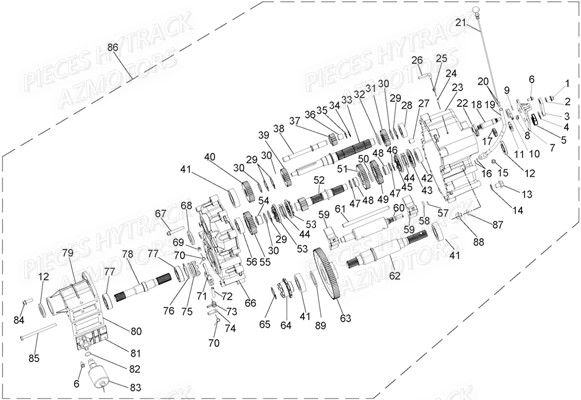 TRANSMISSION HYTRACK Pieces SSV JOBBER DMAXX FULL
