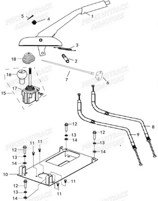 Frein De Parc HYTRACK Pièces JOBBER EV5 ELECTRIQUE 4x2 