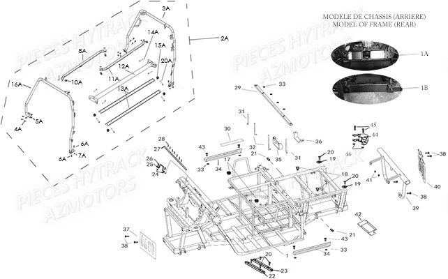 CHASSIS pour JOBBER EV5 FULL