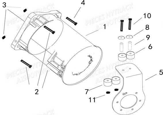 Moteur HYTRACK Pièces JOBBER EV5 FULL ELECTRIQUE