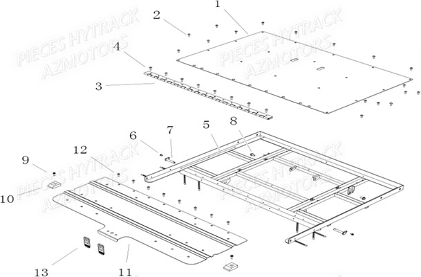 Option 2 HYTRACK Pièces JOBBER EV5 FULL ELECTRIQUE