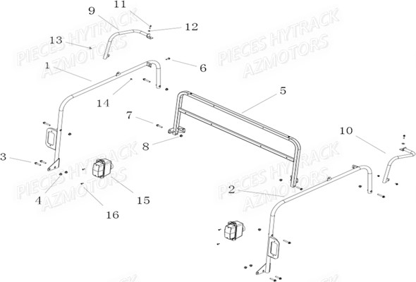 Option 3 HYTRACK Pièces JOBBER EV5 FULL ELECTRIQUE